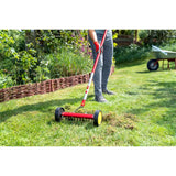 Scarificator cu role Wolf-Garten Multi-Star UR-M, 30 cm, pentru indepartarea muschiului si a resturilor vegetale, Garantie de 10 ani