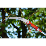 Fierastrau profesional Wolf-Garten Power Cut Saw Pro 370, lama curbata 37 cm, carlig si razuitor scoarta, compatibil coada telescopica, sistem MaxControl, garantie 10 ani