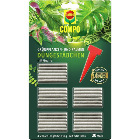 Batoane de Ingrasamant pentru Plante Infloritoare cu Guano, 30 de bucati, Efect de Lunga Durata 3 Luni, COMPO