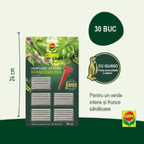 Batoane de Ingrasamant pentru Plante Infloritoare cu Guano, 30 de bucati, Efect de Lunga Durata 3 Luni, COMPO - VERDENA - 30 Stück