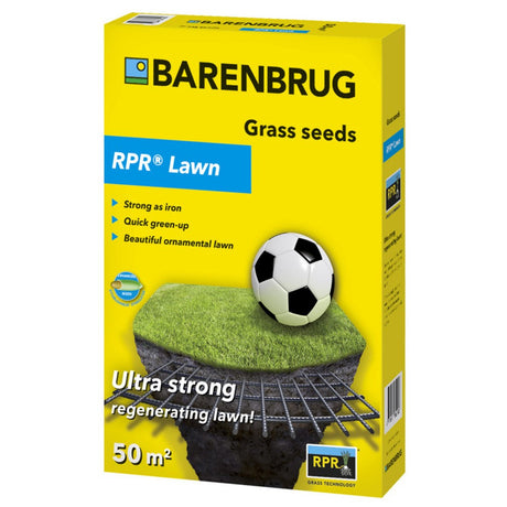 Семена за тревник RPR Lawn Barenbrug 1 кг – професионален спортен тревник с бързо възстановяване, 50 кв.м