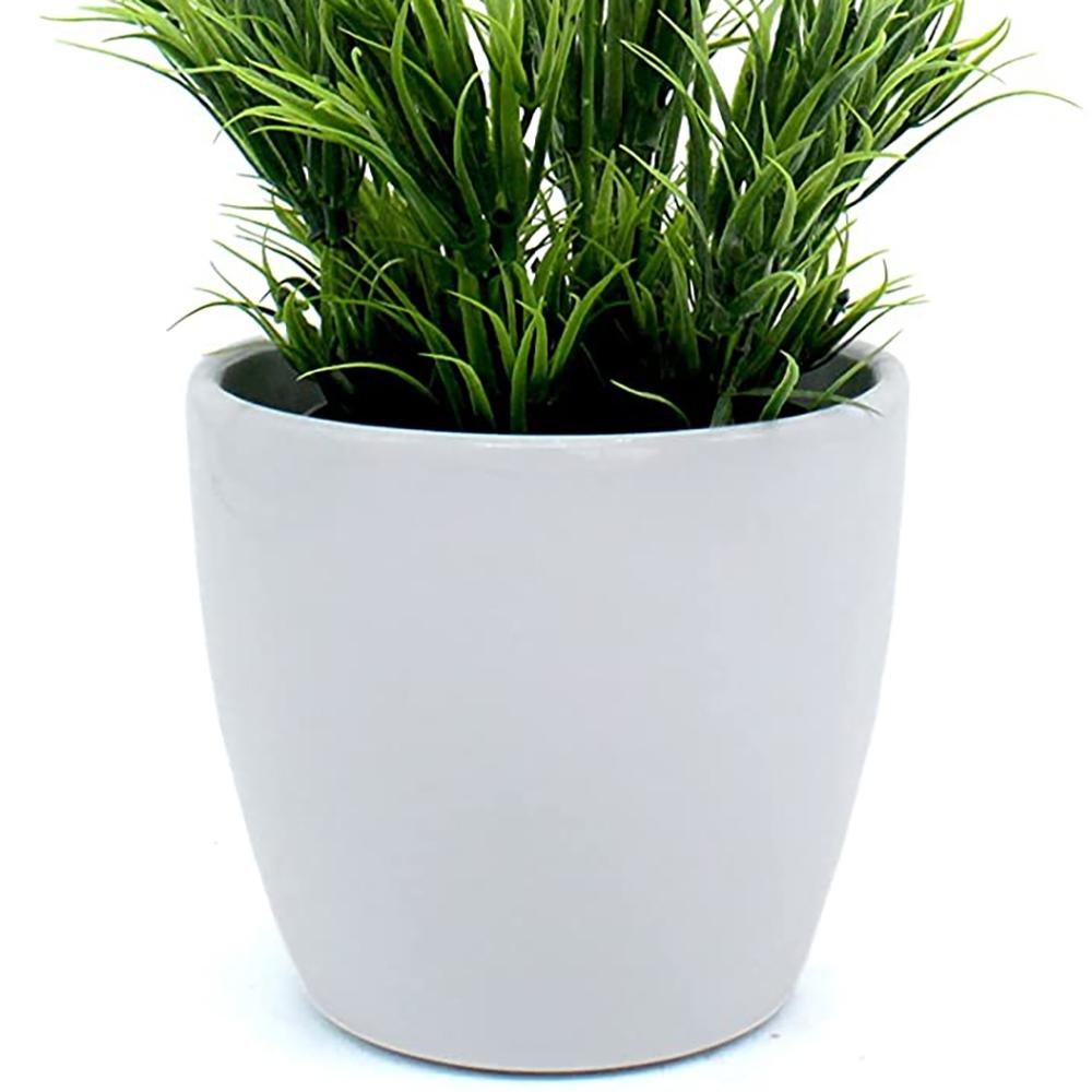 Ghiveci plante rotund Ceramic Scheurich, Ø 13 cm, H11,5 cm, Alb