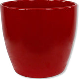 Ghiveci plante rotund Ceramic Scheurich, Ø 13 cm, H11.5 cm, Rosu