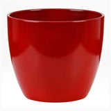 Ghiveci plante rotund Ceramic Scheurich, Ø 14 cm, H12,4 cm, Rosu