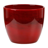 Ghiveci plante rotund Ceramic Scheurich, Ø 16 cm, H14 cm, Rosu Inchis