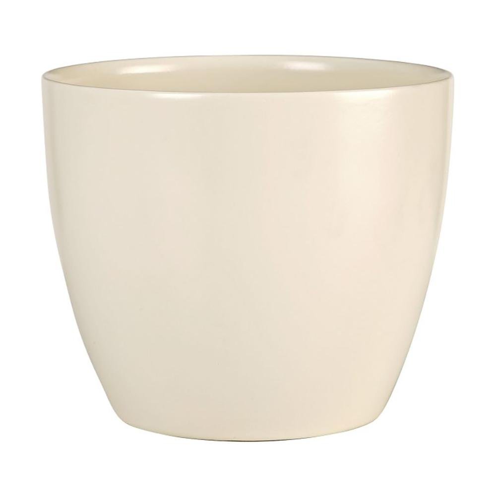 Ghiveci plante rotund Ceramic Scheurich, Ø 22 cm, H19,5 cm, Crem