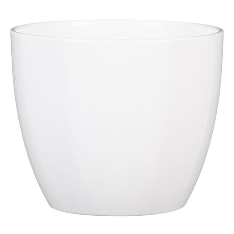 Ghiveci plante rotund Ceramic Scheurich, Ø 25 cm, H22,5 cm, Alb