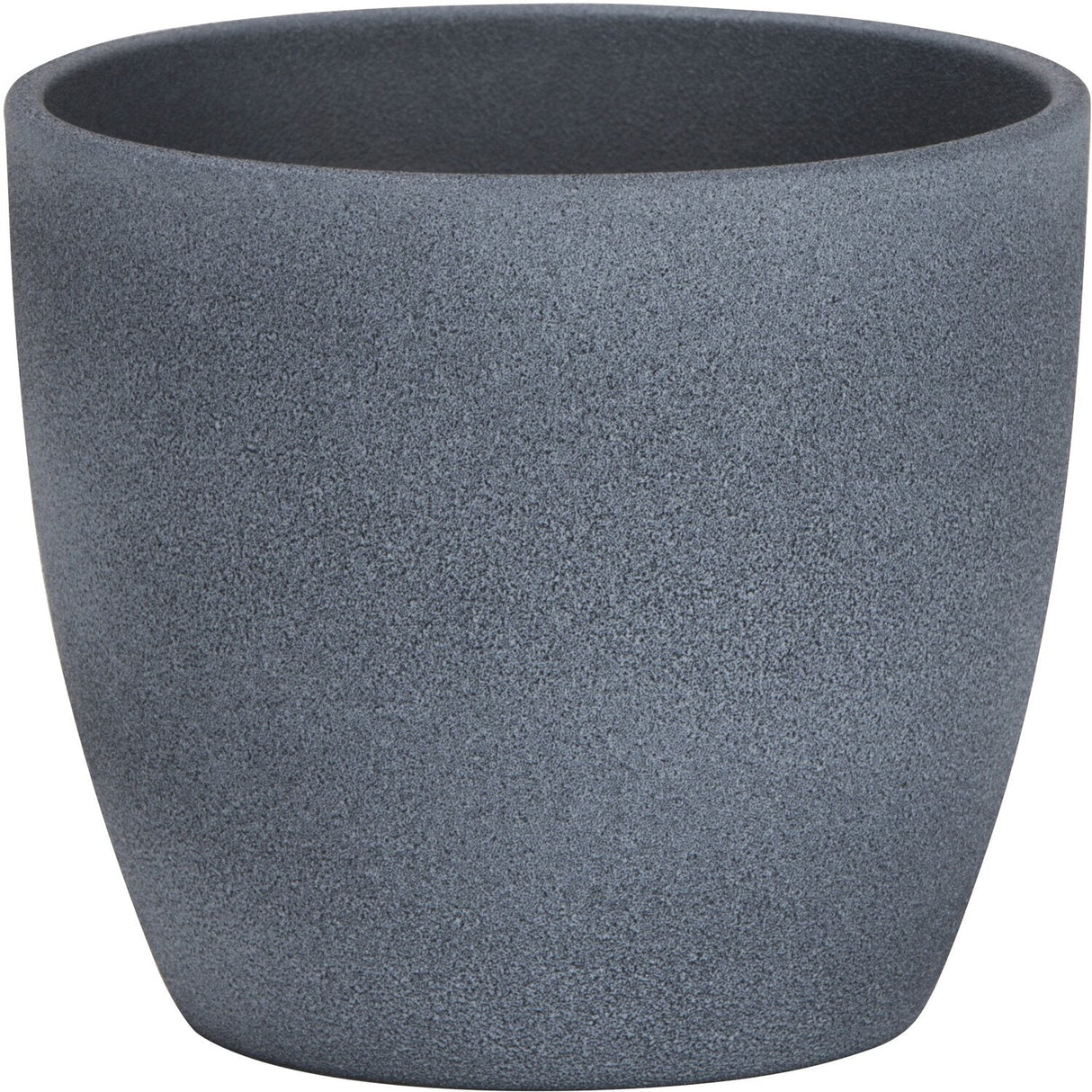 Ghiveci plante rotund Ceramic Scheurich, Ø 22 cm, H19,5 cm, Gri inchis