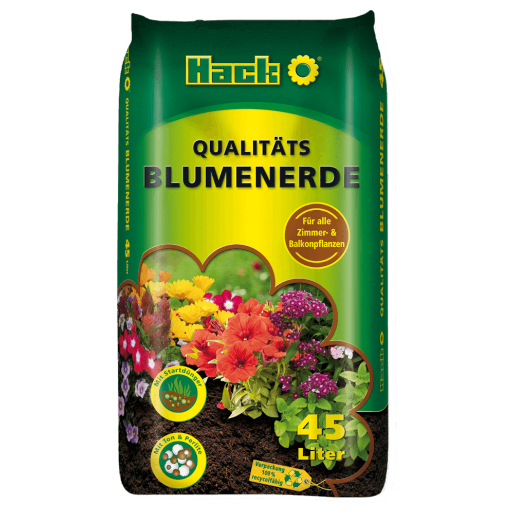 Pamant Natural Organic Premium HACK pentru Flori -  45 L, taxa ambalare inclusa