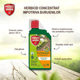 Erbicid Concentrat pentru Controlul Buruienilor, 500 ml, PROTECT GARDEN