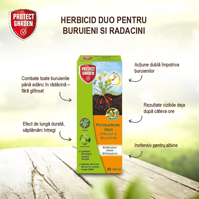 Black Friday - Reduceri Erbicid Contra Buruienilor si Ierburilor, 1 l, PROTECT GARDEN Promotie