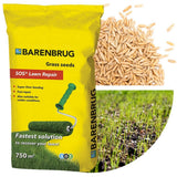 Семена за тревник SOS Lawn Repair Barenbrug 5 кг – бързо възстановяване и ефективно презасяване за 250 кв.м