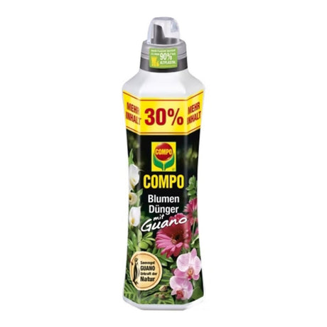 Ingrasamant Lichid pentru Flori cu Guano, 1.3 l, COMPO - VERDENA-1.3 l