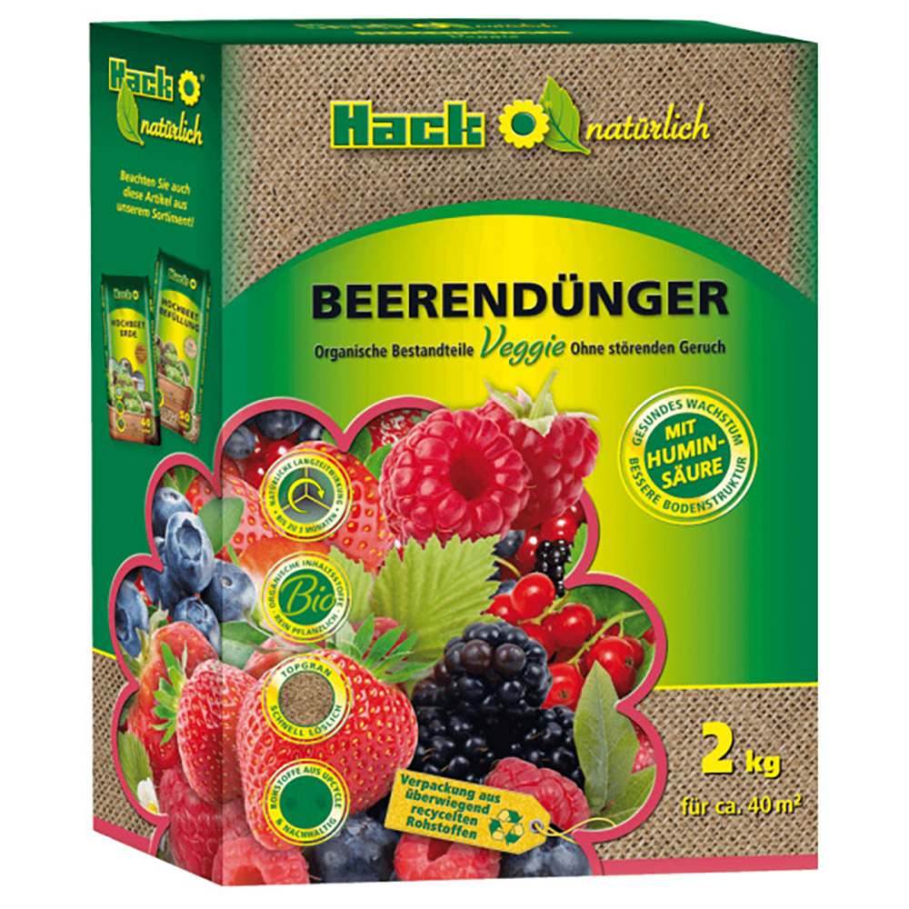 Ingrasamant Natural Organic HACK pentru fructe si fructe de padure - 2 kg - VERDENA - 