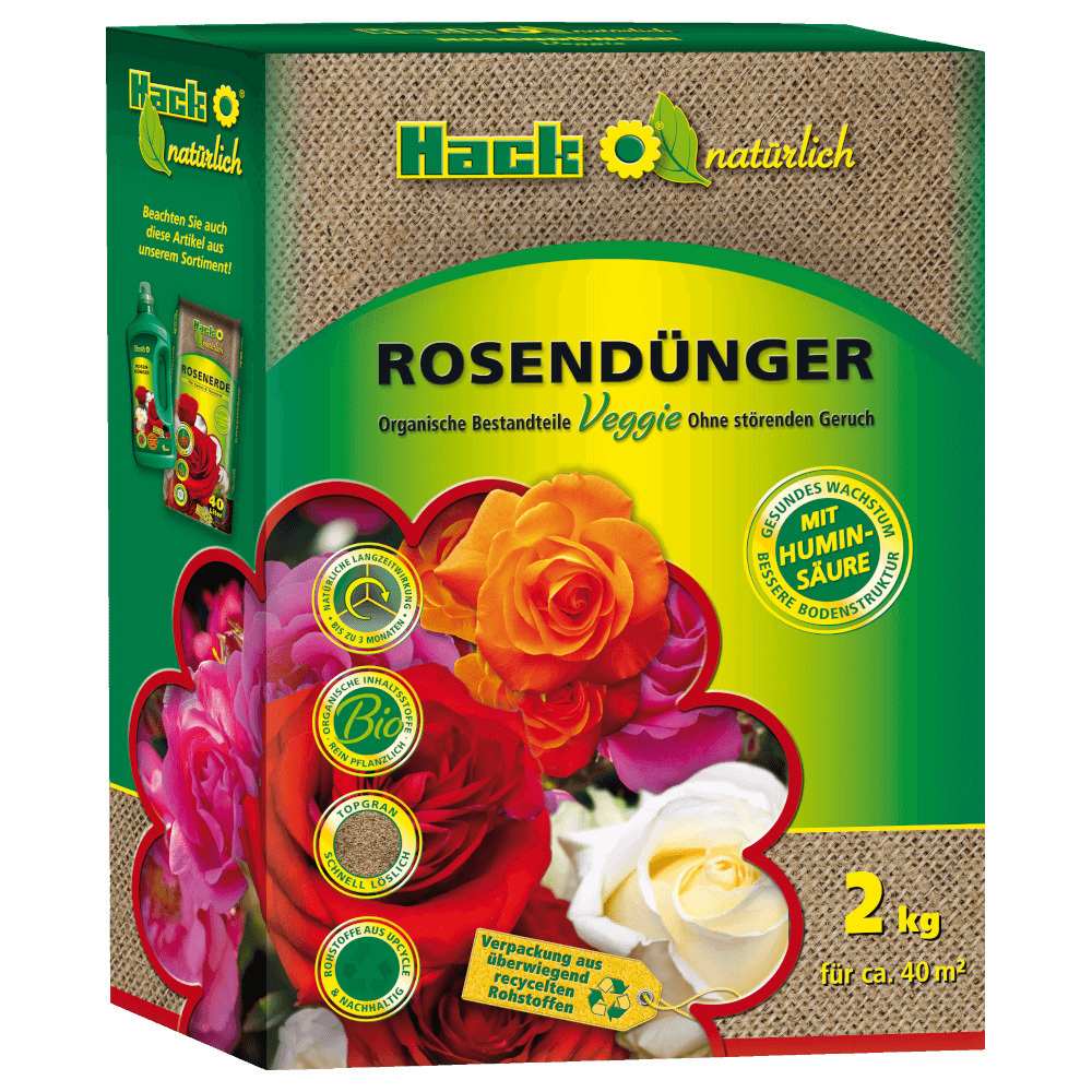 Ingrasamant Natural Organic HACK pentru Trandafiri - 2 Kg - VERDENA - 