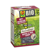 Ingrasamant Organic pentru Gazon impotriva Buruienilor si a Muschiului, 3 kg pentru 120 m², Efect de Lunga Durata, COMPO