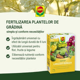 Ingrasamant pentru Gradina, pentru Flori, Fructe si Legume, 2 kg, Efect de Lunga Durata 6 luni, COMPO - VERDENA - 2 kg