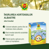 Ingrasamant Solubil pentru Hortensii Albastre, 800 g, Efect Imediat, cu Alumiu si Fier, COMPO - VERDENA - 800 g