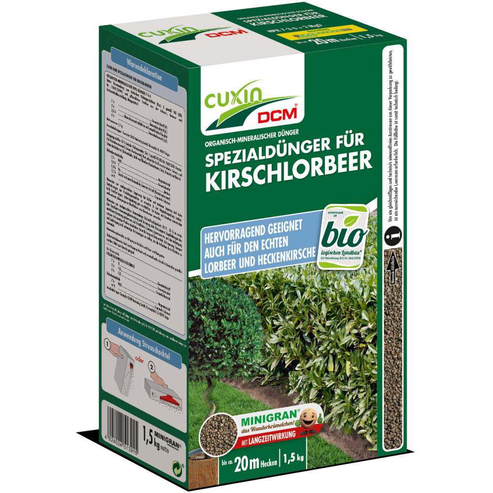 Ingrasamant Special pentru Laur-Cires, 1.5 kg, Efect de Lunga Durata, CUXIN DCM - VERDENA-1.5 kg