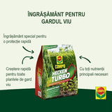 Ingrasamant Turbo Special pentru Garduri Vii, 4 kg, Mix de Nutrienti, COMPO - VERDENA - 4 kg