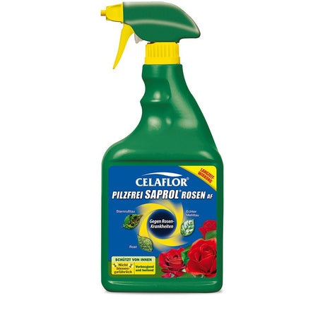 Insecticid Lichid de Ciuperci pentru Trandafiri, 750 ml, Contra Boli Fungice precum Rugina, Mucegaiul si Pete Negre, CELAFLOR - VERDENA - 750 ml