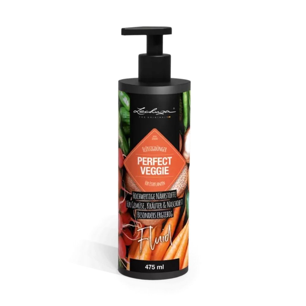 Ingrasamant lichid Lechuza PERFECT VEGGIE 475 ml, pentru legume si plante aromatice, 1 pompa/L, formula rapida