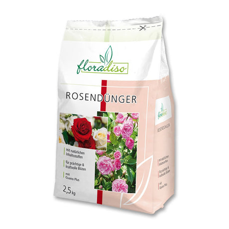 Натурален органичен тор FLORADISO за рози – 2,5 кг