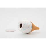 Vas de auto-udare plante "Labute de Pisica''LUTOYA, decorativ, ceramic, lut, natural, 350 ml