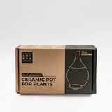 Vas de auto-udare plante roz LUTOYA, decorativ, ceramic, lut, natural, 700 ml