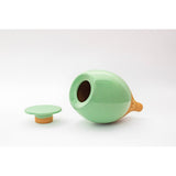 Vas de auto-udare plante verde LUTOYA, decorativ, ceramic, lut, natural, 200 ml